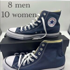 Converse All Star High-Top Sneakers - Navy